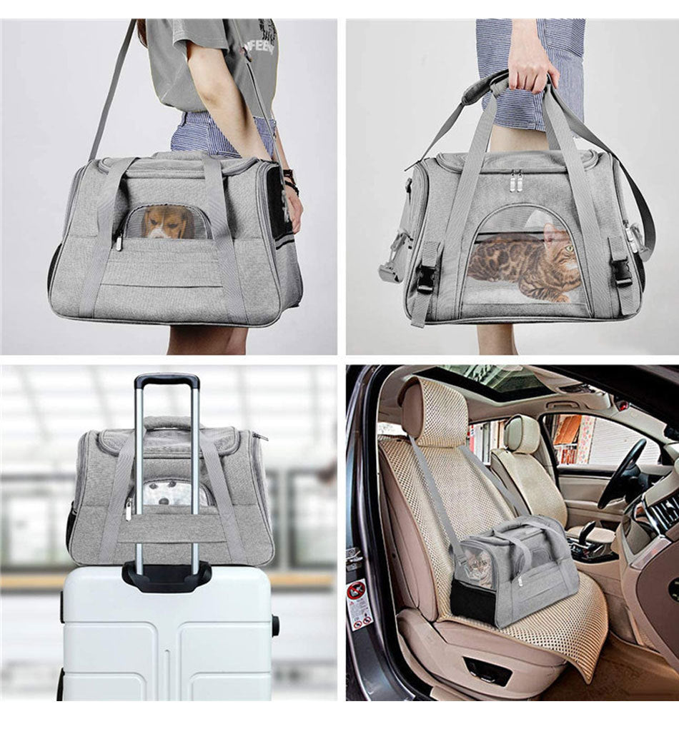 Jetsetter Multifunctional Travel Tote for Cats and Dogs