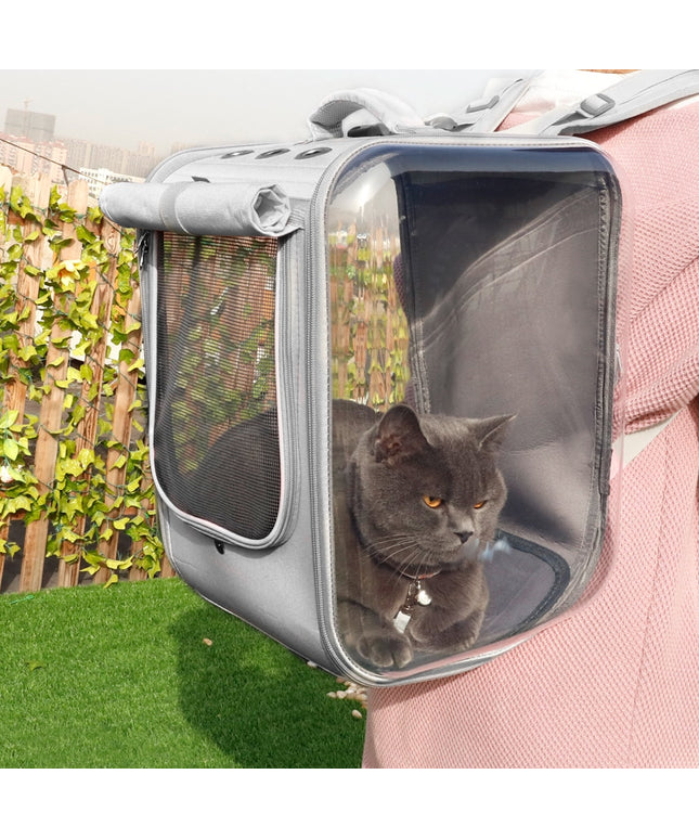 Transparent Space Capsule Pet Backpack