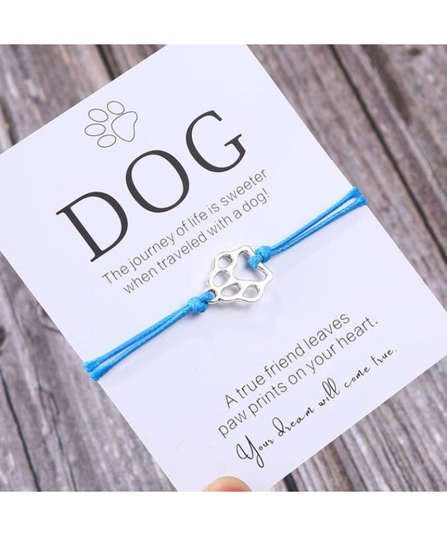 Handmade Paw Print Bracelet