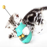 Interactive Food Dispensing Cat Track Ball
