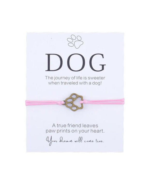 Handmade Paw Print Bracelet