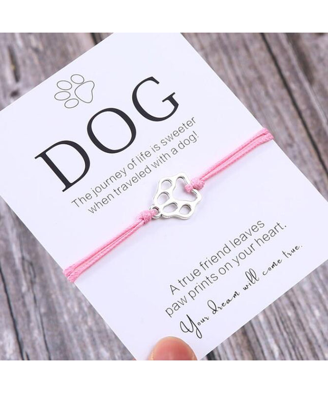 Handmade Paw Print Bracelet