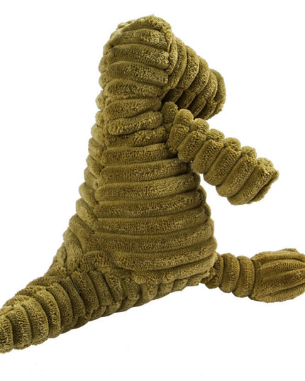 Plush Corduroy Squeaky Dog Toy