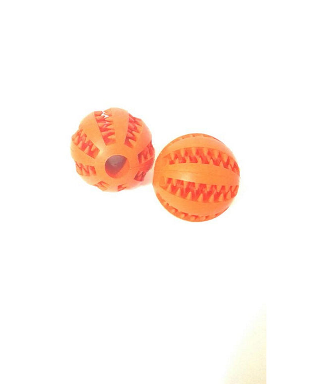 Rubber Dog Food Dispensing Toy Ball