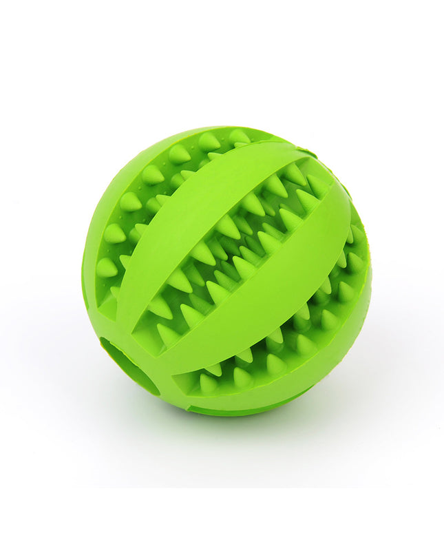 Rubber Dog Food Dispensing Toy Ball