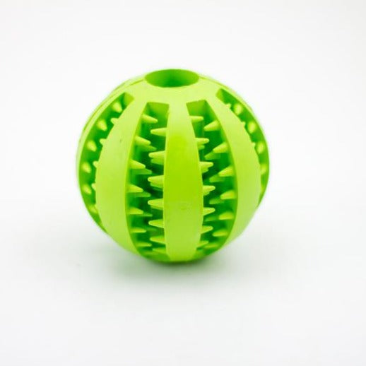 Rubber Dog Food Dispensing Toy Ball