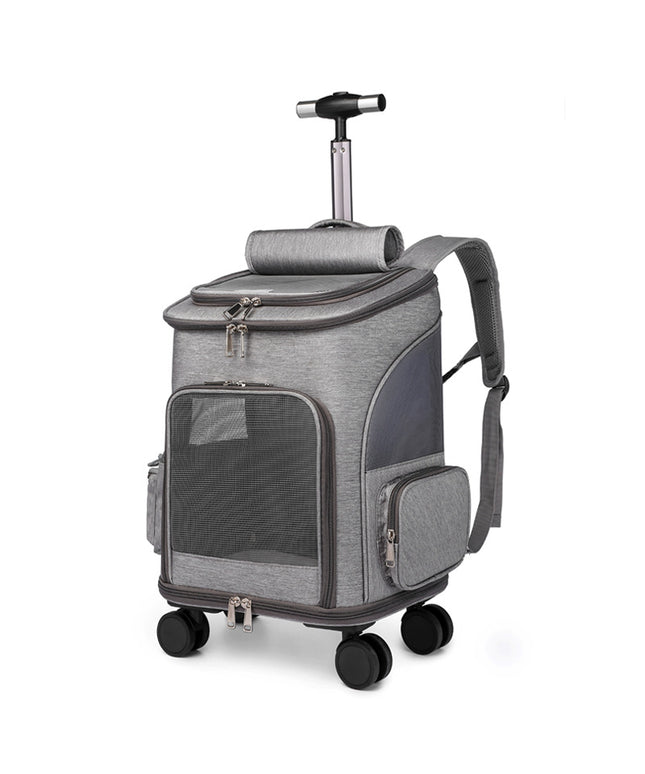 Portable Wheeled Pet Backpack