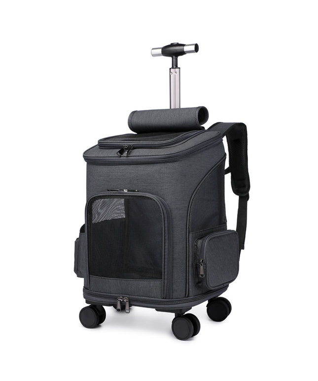 Portable Wheeled Pet Backpack