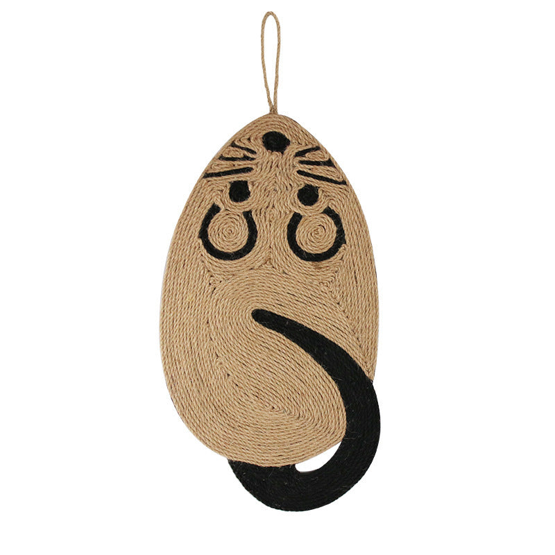 Mouse Shaped Sisal Cat Scratching Pad