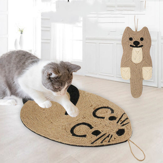 Mouse Shaped Sisal Cat Scratching Pad