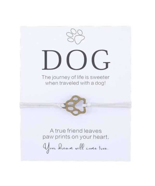 Handmade Paw Print Bracelet