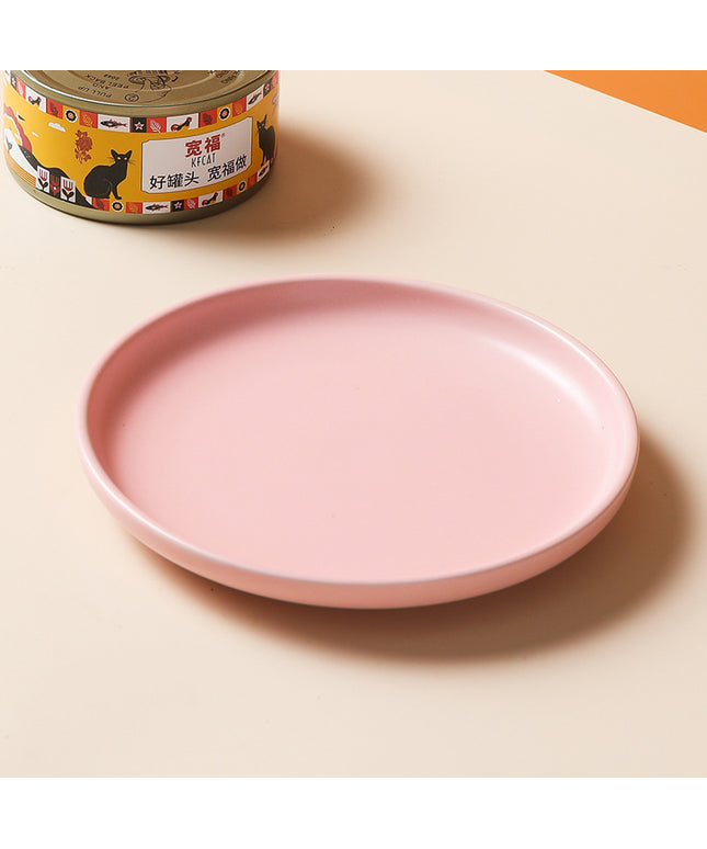 Modern 6" Anti-Overturning Ceramic Cat Food Dish