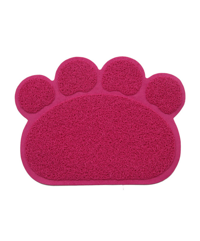 Paw-Shaped Cat Litter Mat