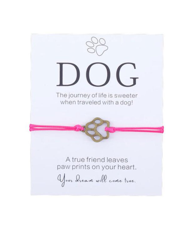 Handmade Paw Print Bracelet