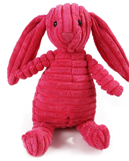 Plush Corduroy Squeaky Dog Toy