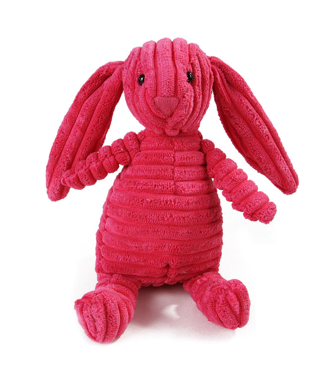 Plush Corduroy Squeaky Dog Toy
