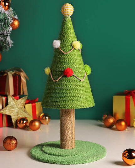 Minimalist Christmas Tree Cat Scratching Post