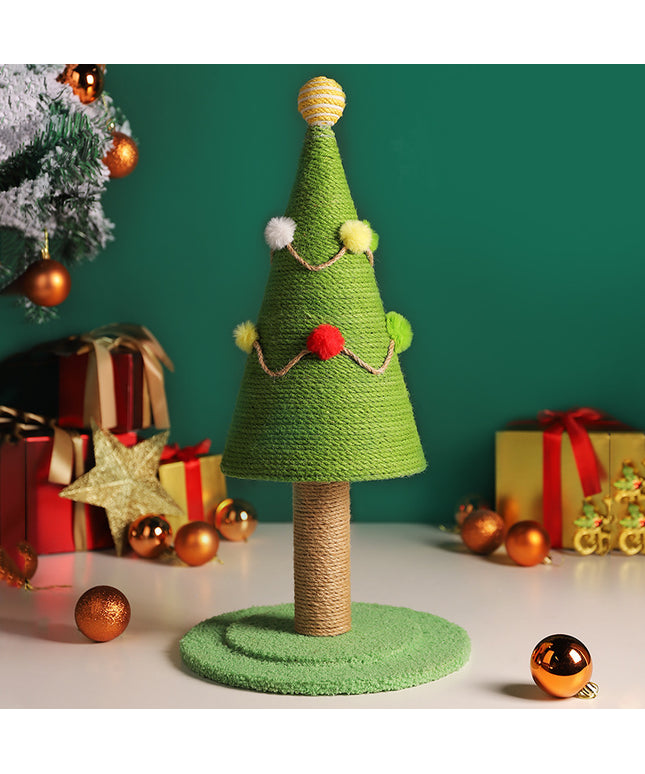 Minimalist Christmas Tree Cat Scratching Post