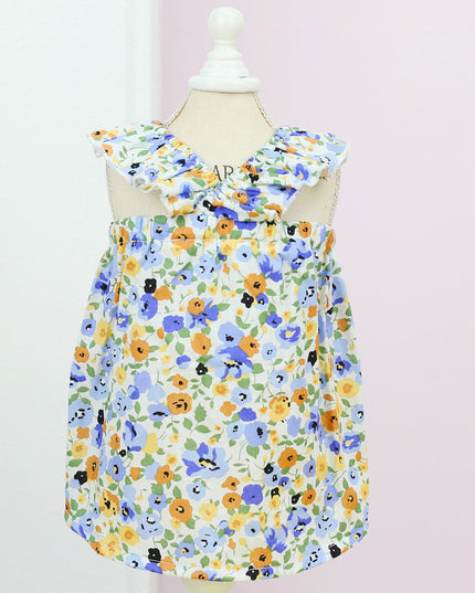 Princess Style Floral Spring and Summer Dog Dress