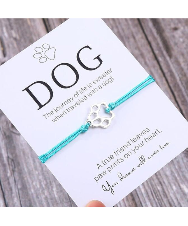 Handmade Paw Print Bracelet