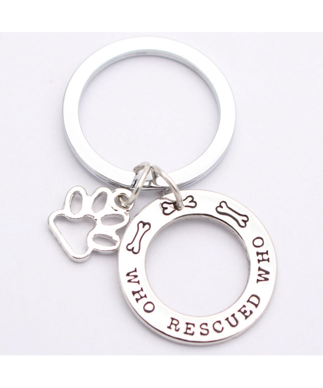 Who Rescued Who Dog Rescue Charm
