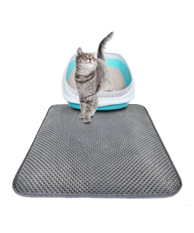 Double-Layer Cat Litter Mat