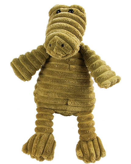 Plush Corduroy Squeaky Dog Toy