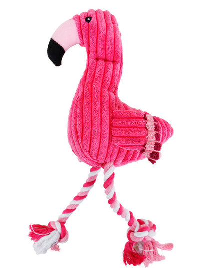 Plush Corduroy Squeaky Dog Toy