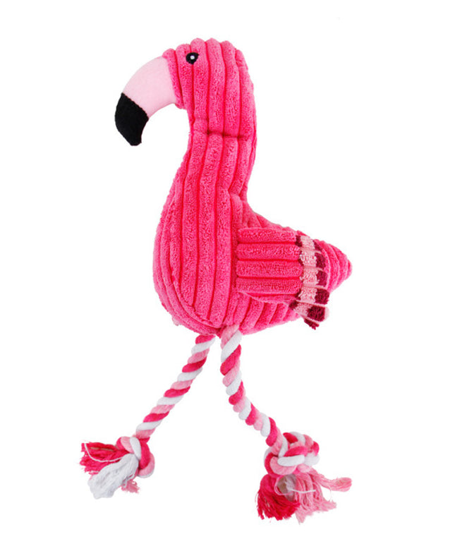 Plush Corduroy Squeaky Dog Toy