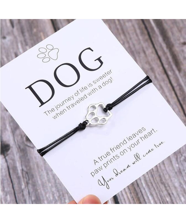 Handmade Paw Print Bracelet