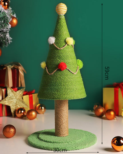 Minimalist Christmas Tree Cat Scratching Post