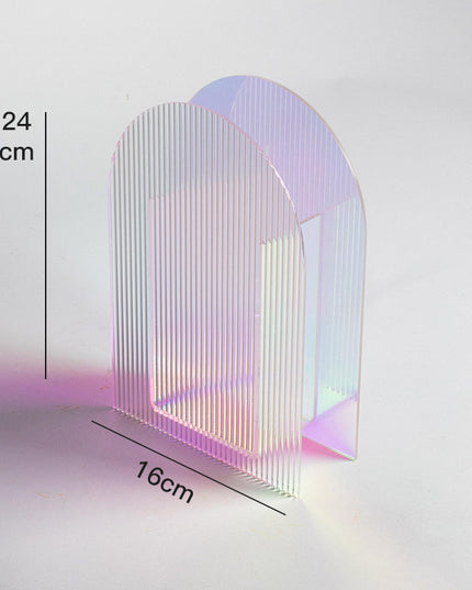 Iridescent Acrylic Vase