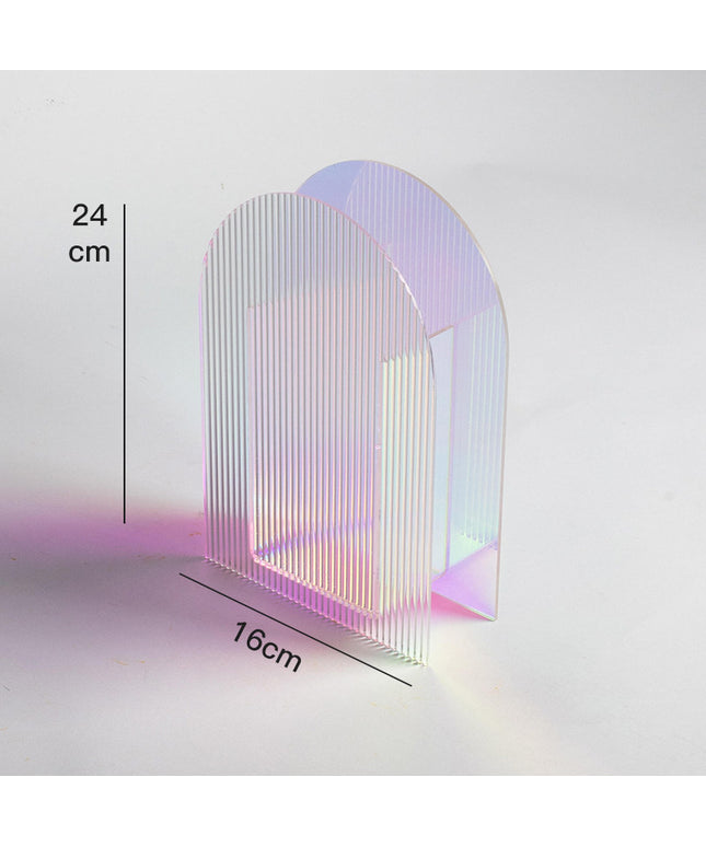 Iridescent Acrylic Vase