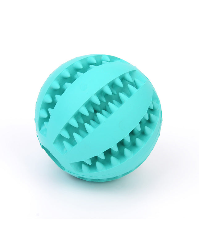 Rubber Dog Food Dispensing Toy Ball