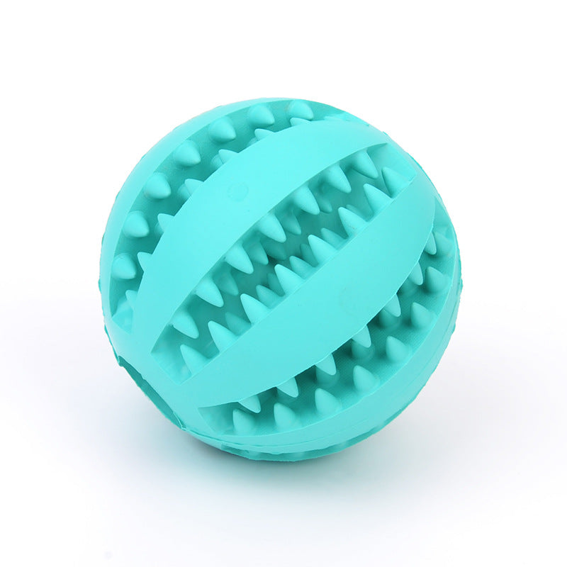 Rubber Dog Food Dispensing Toy Ball