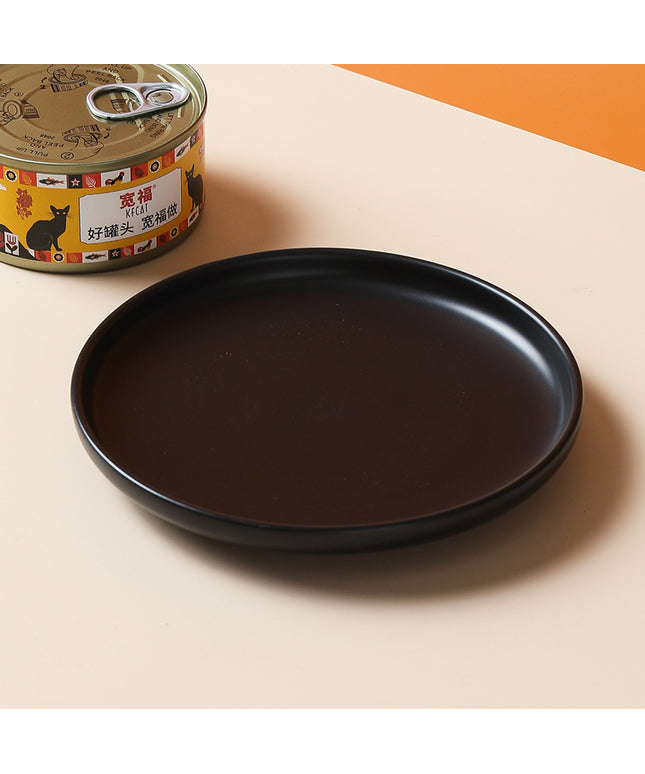 Modern 6" Anti-Overturning Ceramic Cat Food Dish