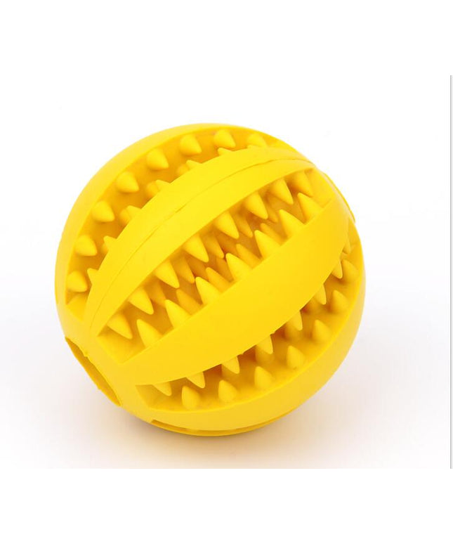 Rubber Dog Food Dispensing Toy Ball