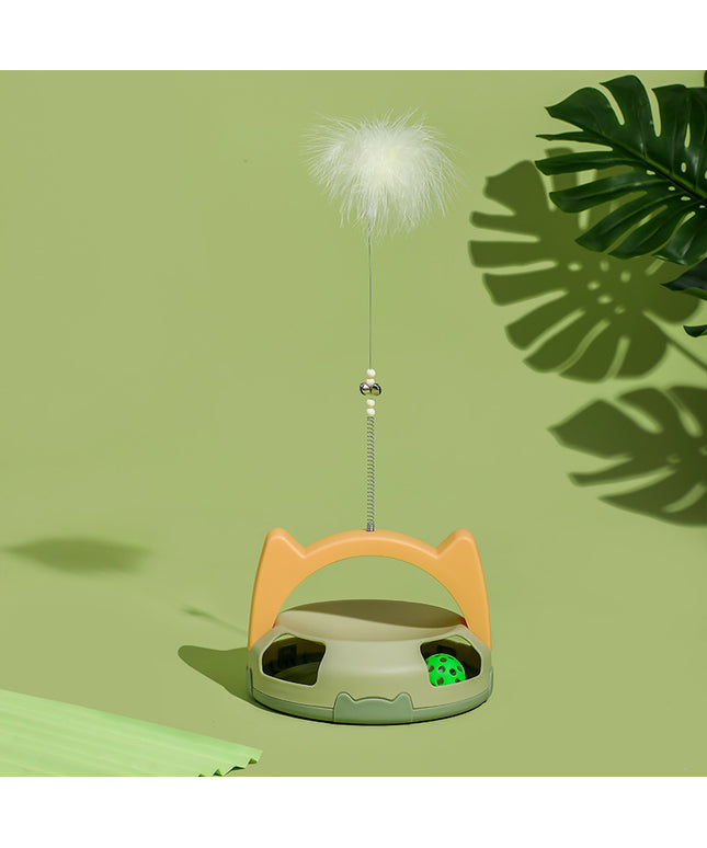 Cat Teaser and Track Ball Toy