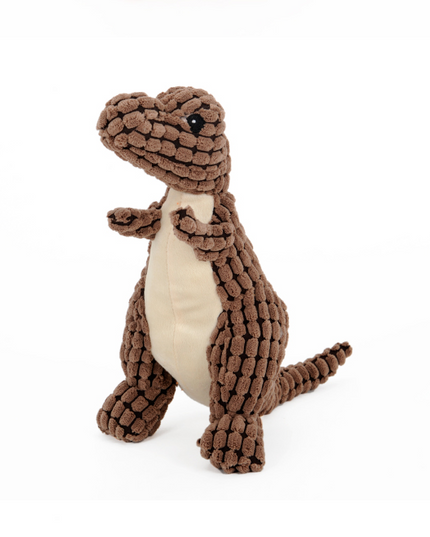 Squeaky Plush Dinosaur Dog Toy