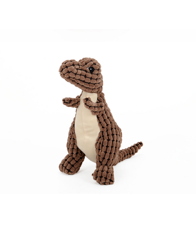 Squeaky Plush Dinosaur Dog Toy