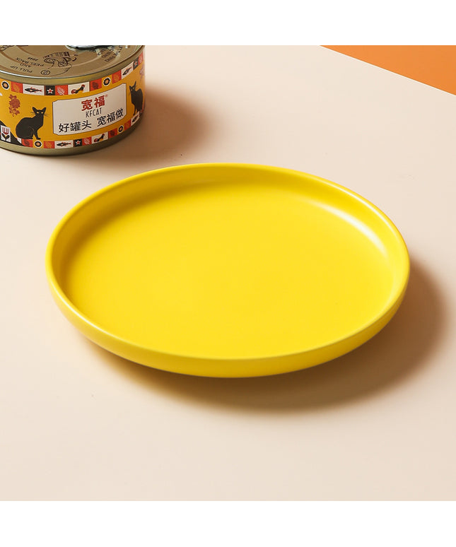 Modern 6" Anti-Overturning Ceramic Cat Food Dish