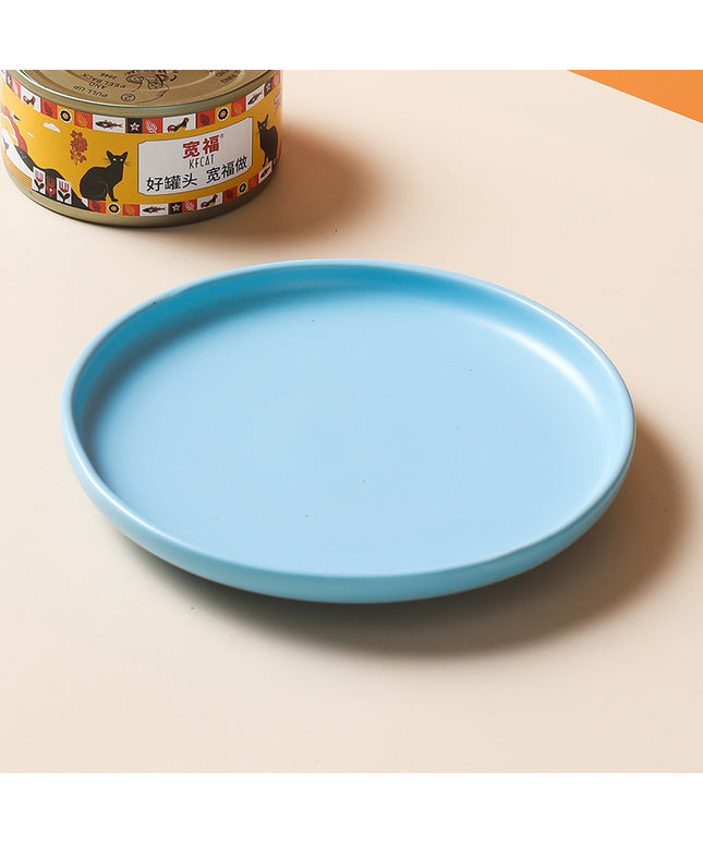 Modern 6" Anti-Overturning Ceramic Cat Food Dish