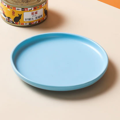 Modern 6" Anti-Overturning Ceramic Cat Food Dish