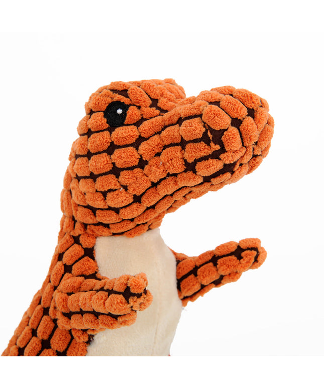 Squeaky Plush Dinosaur Dog Toy