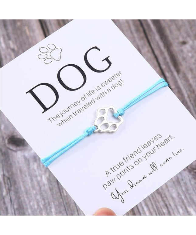 Handmade Paw Print Bracelet