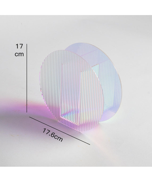 Iridescent Acrylic Vase
