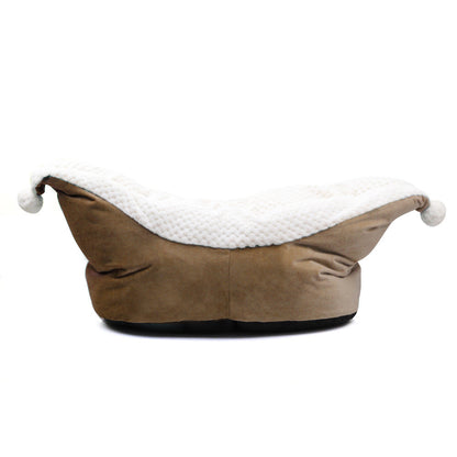 Velvet Plush Pet Bed