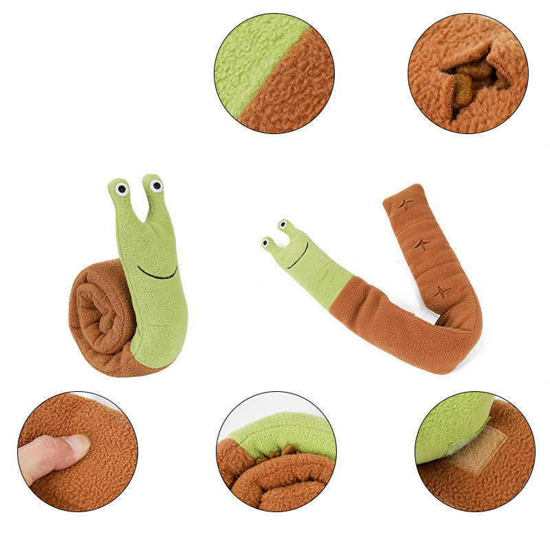 Snail Snuffle Dog Toy