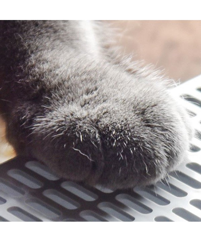 Minimalist Semi-Enclosed Cat Litter Box