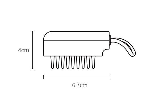 Ergonomic Pet Massage Bath Brush